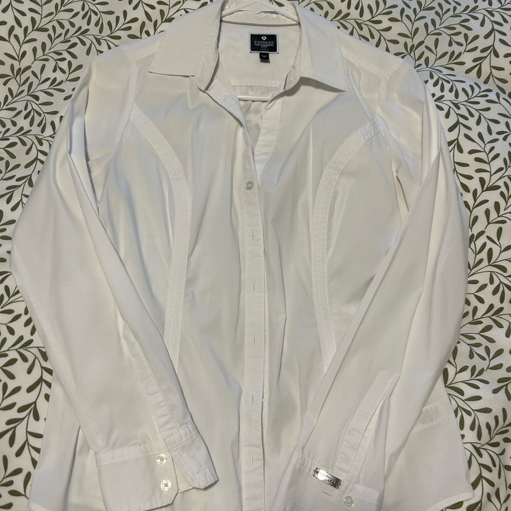 Express women’s button down dress shirt